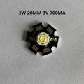 LED 3V 3W Blanc sur plaque