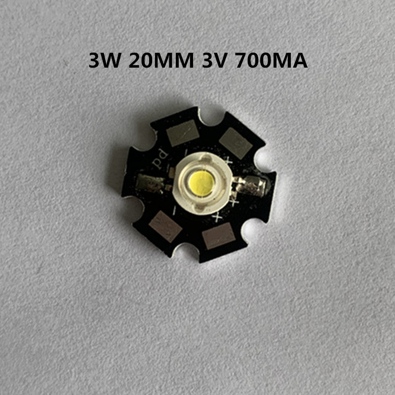 LED 3V 3W Blanc sur plaque