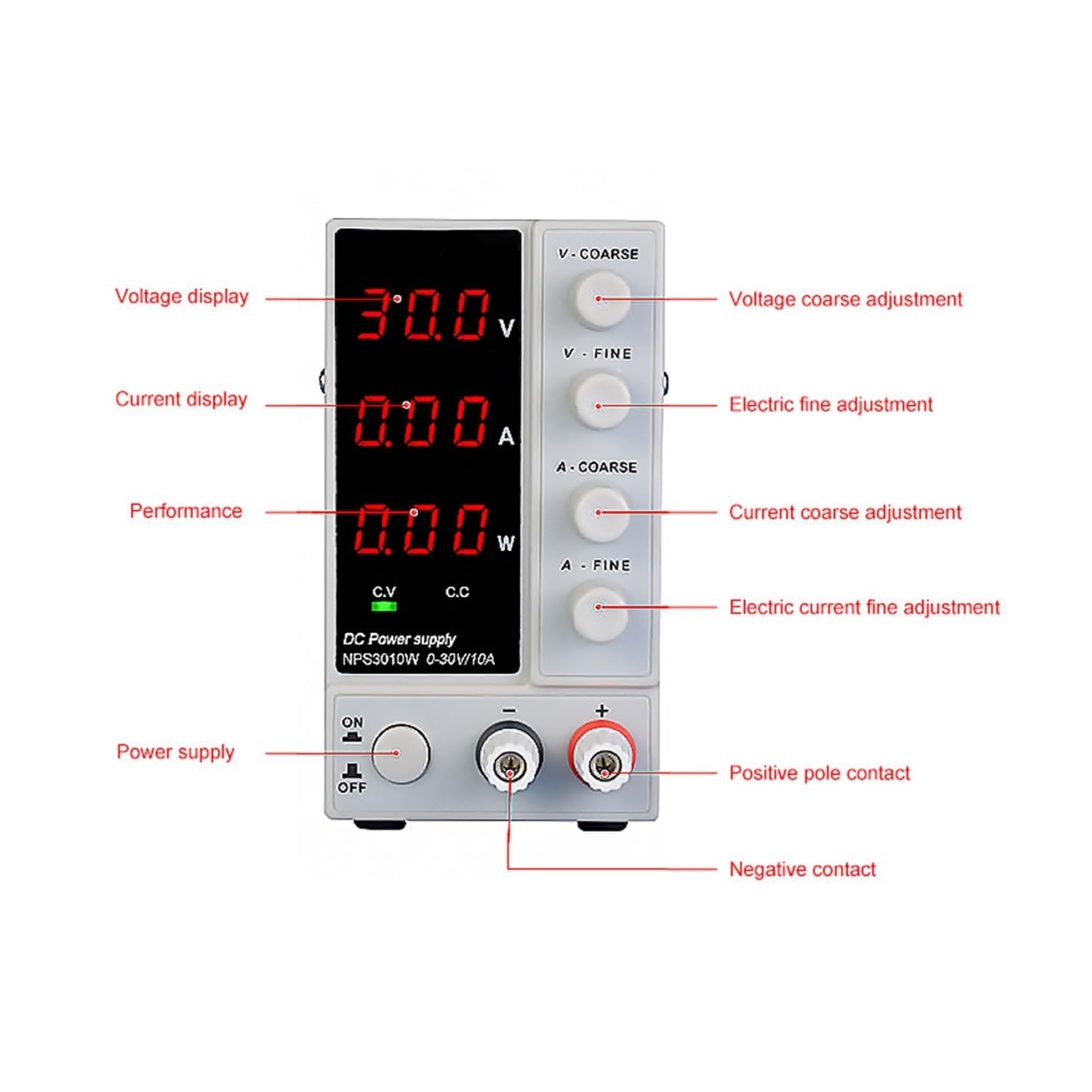 Power Supply WANPTEK NPS3010W 30V 10A