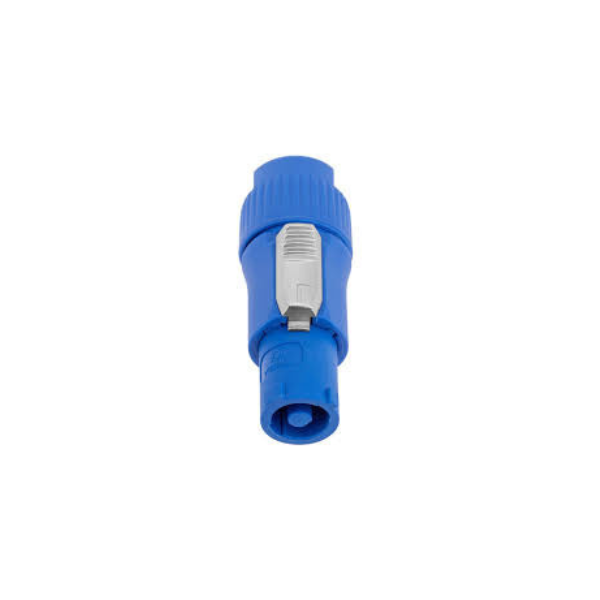 Fiche Speackon Power femelle Bleu 3 broches