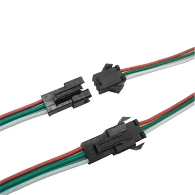 Connecteur 3 fils male+femelle