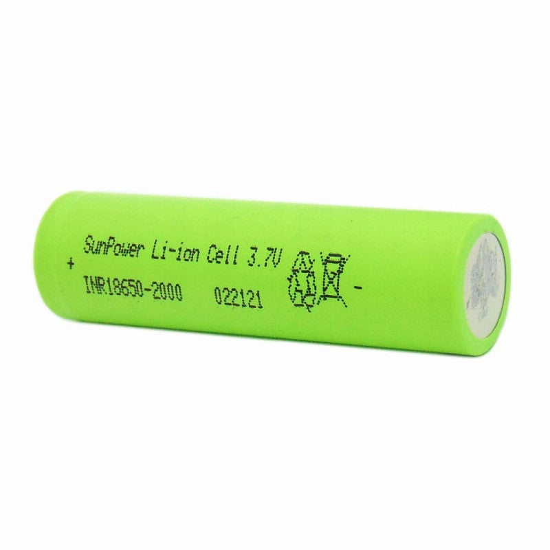 batterie 3.7V SUNPOWER INR18650 2000mAh