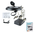 Loupe 3ème Main TE-800 avec Pince Auxiliaire & 5 LEDs – Support Soudure et Bricolage