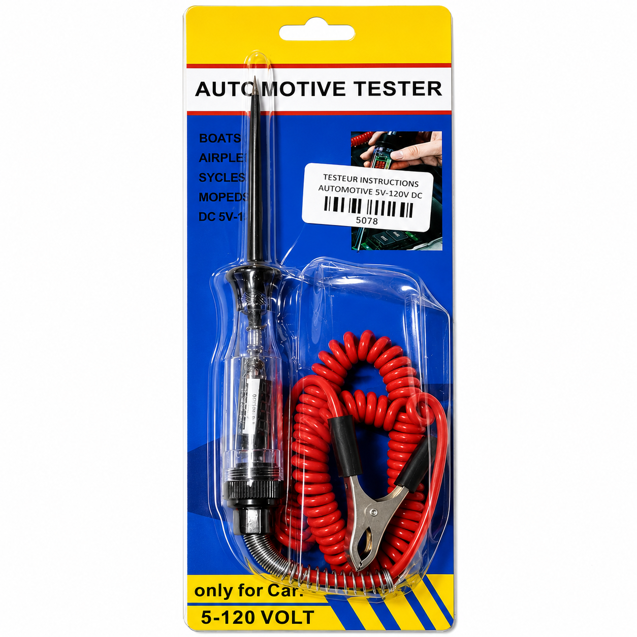 Testeur Automotive 5-120V DC