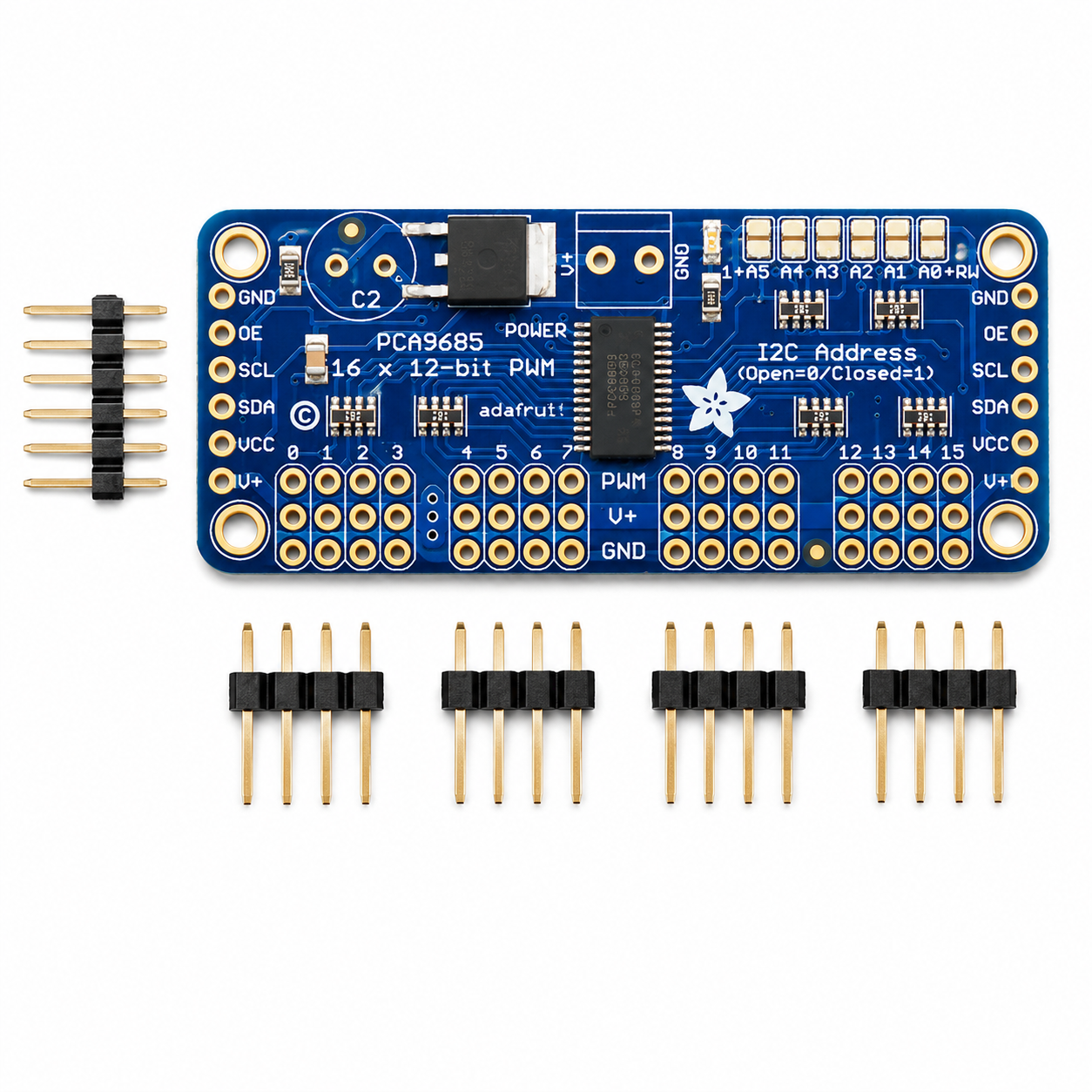 PCA9685 PWM Servo motor driver module 16-Channel 12- bit