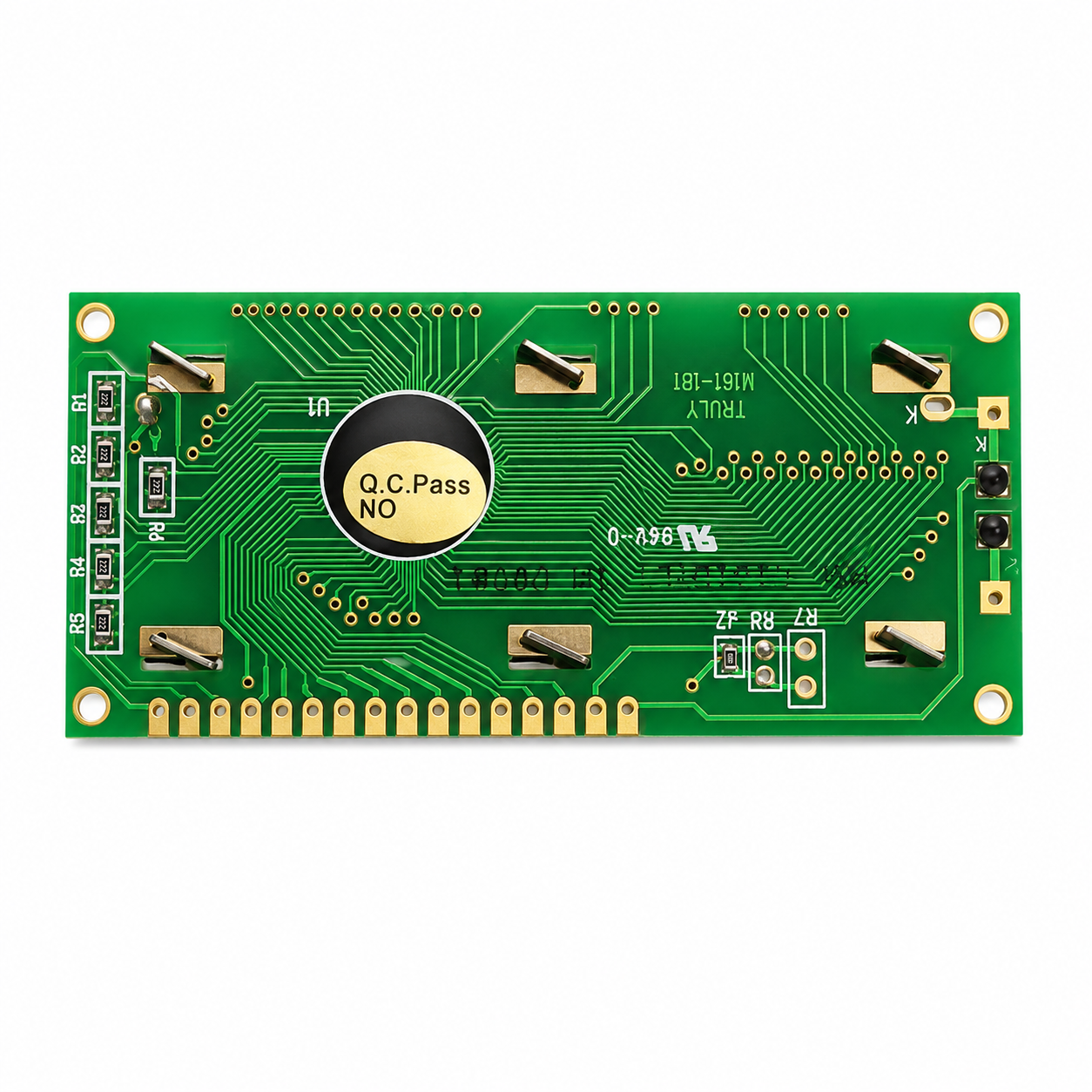 Ecran LCD alphanumérique verte