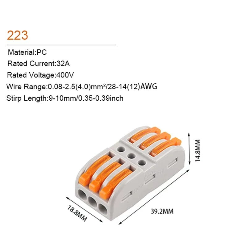 Borne de cable rapid pct-212 6pin