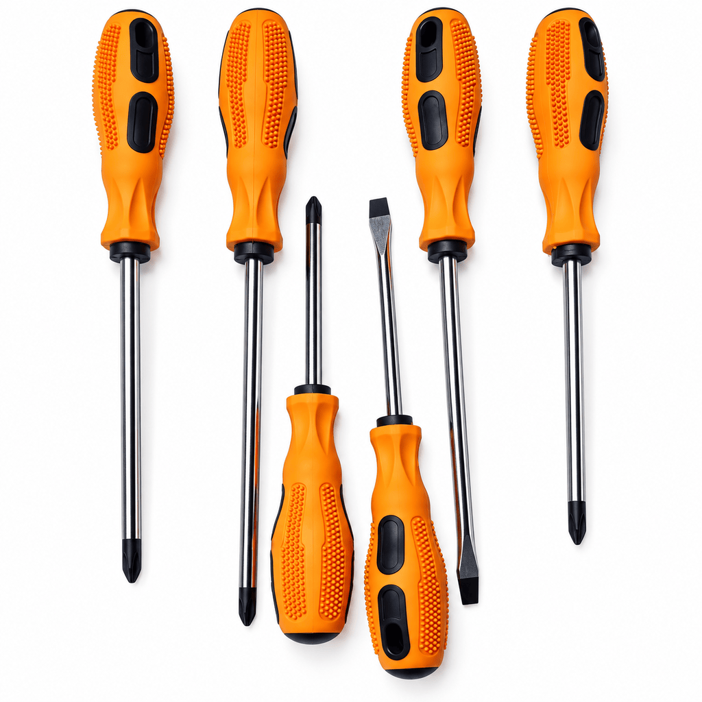 Tournevis TOOLS rouge et orange 6PCS