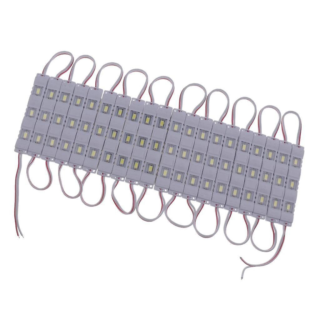 Module de LED 12V d'injection 3LED/piece blanc carre