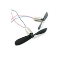 2 Micros Moteurs dc drone avec ventilateur d'hélice A et B 8520 GB26+C20B