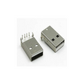 Fiche USB Female A Souder Blanc