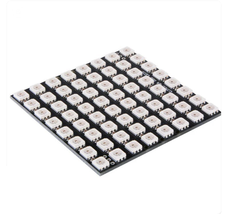 WCMCU 8x8 full color driving lights