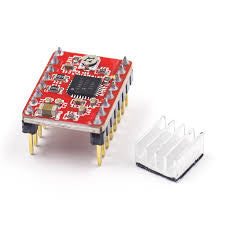 Driver motor pas a pas A4988 rouge