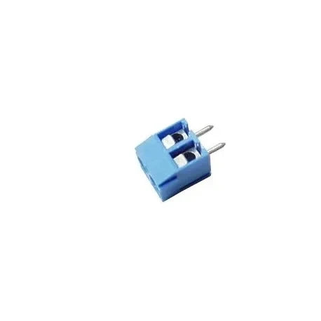 Borne 2 vis bleu PM