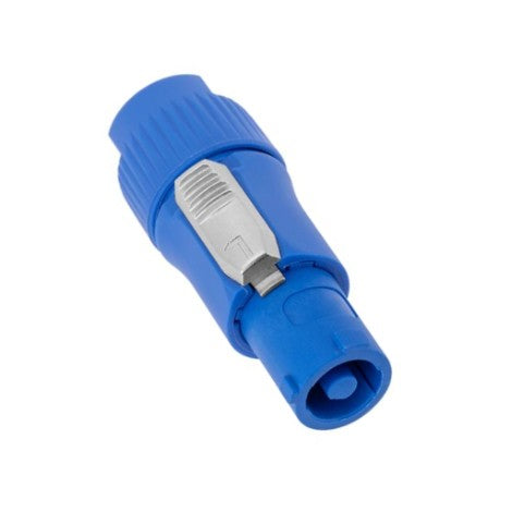 Fiche Speackon Power femelle Bleu 3 broches