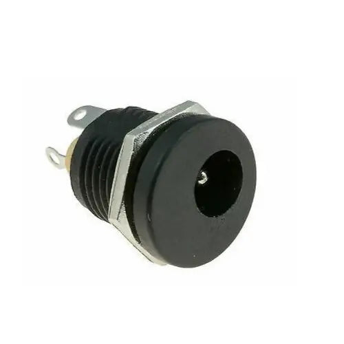 Fiche batterie femelle a souder Noir