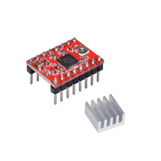 Driver motor pas a pas A4988 rouge