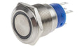 Bouton poussoir metal GM avec voyant M2