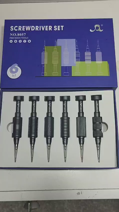 Kit de 6 Tournevis Modèle NO.8057
