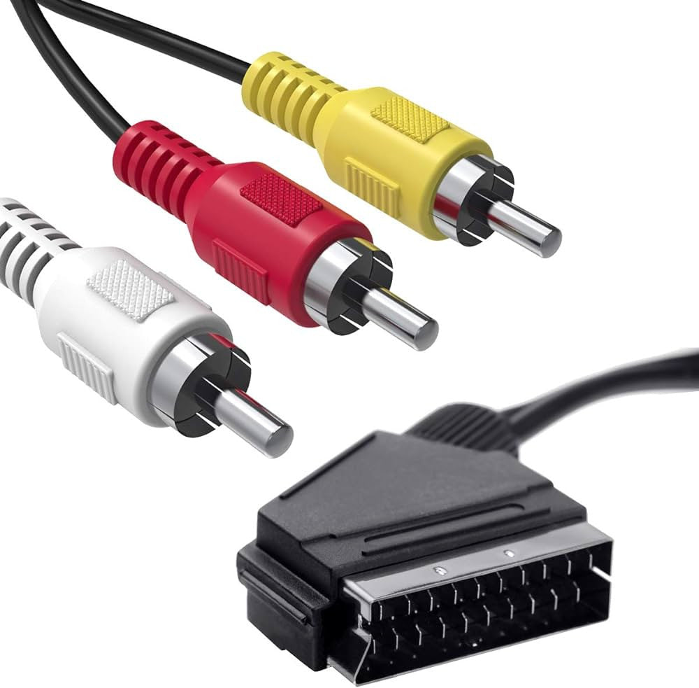 CABLE SCART TO 3RCA