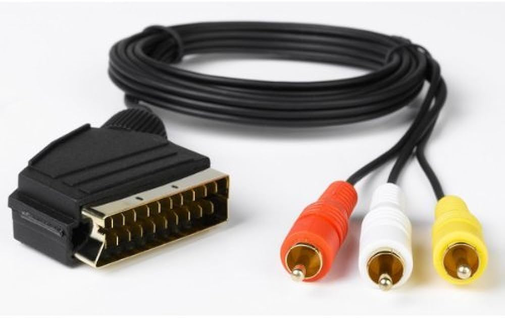 CABLE SCART TO 3RCA M1 L3
