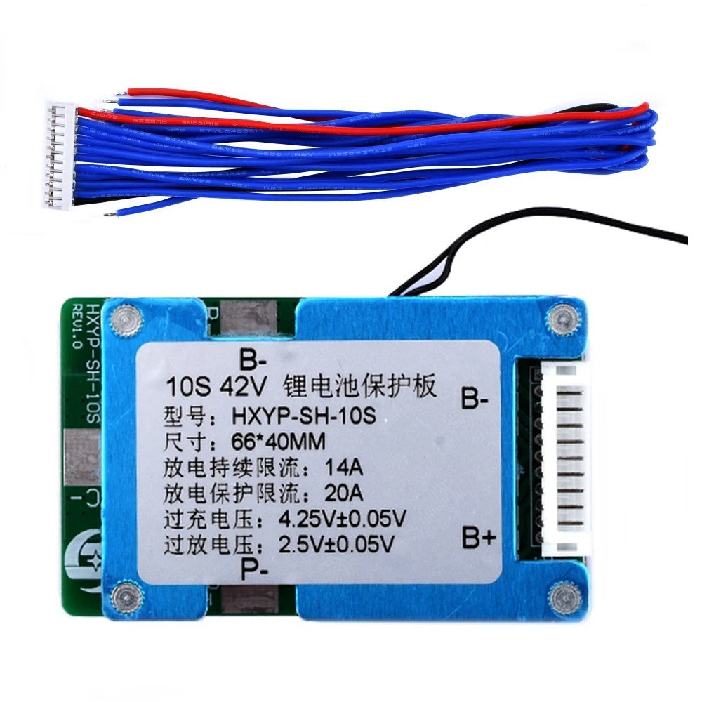 CARTE BMS 10S 20A 42V HXYP-SH-10S (13025)