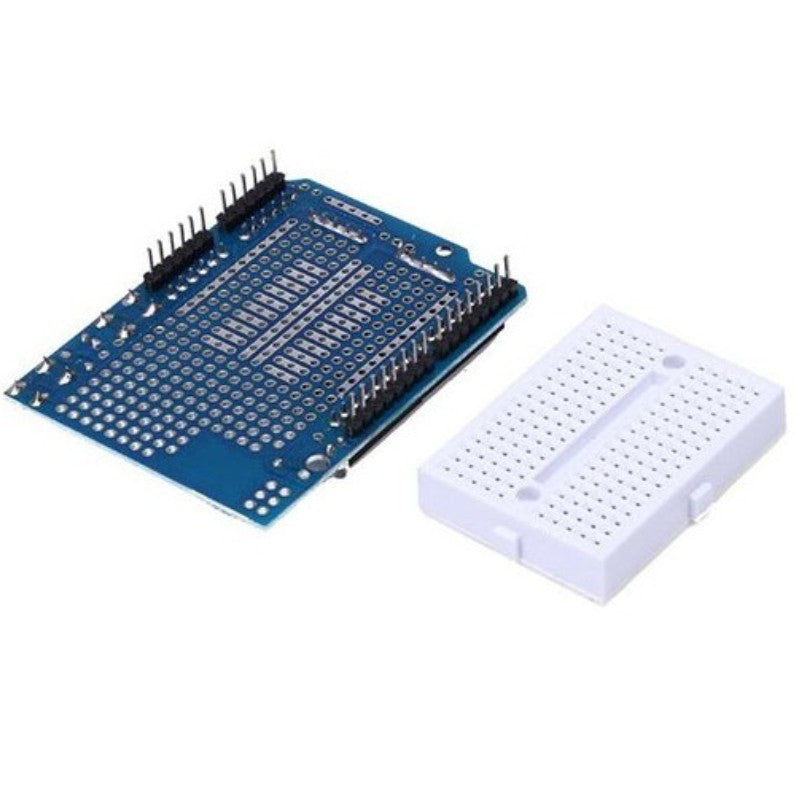 Prototype shield V.5 + breadboard For Arduino